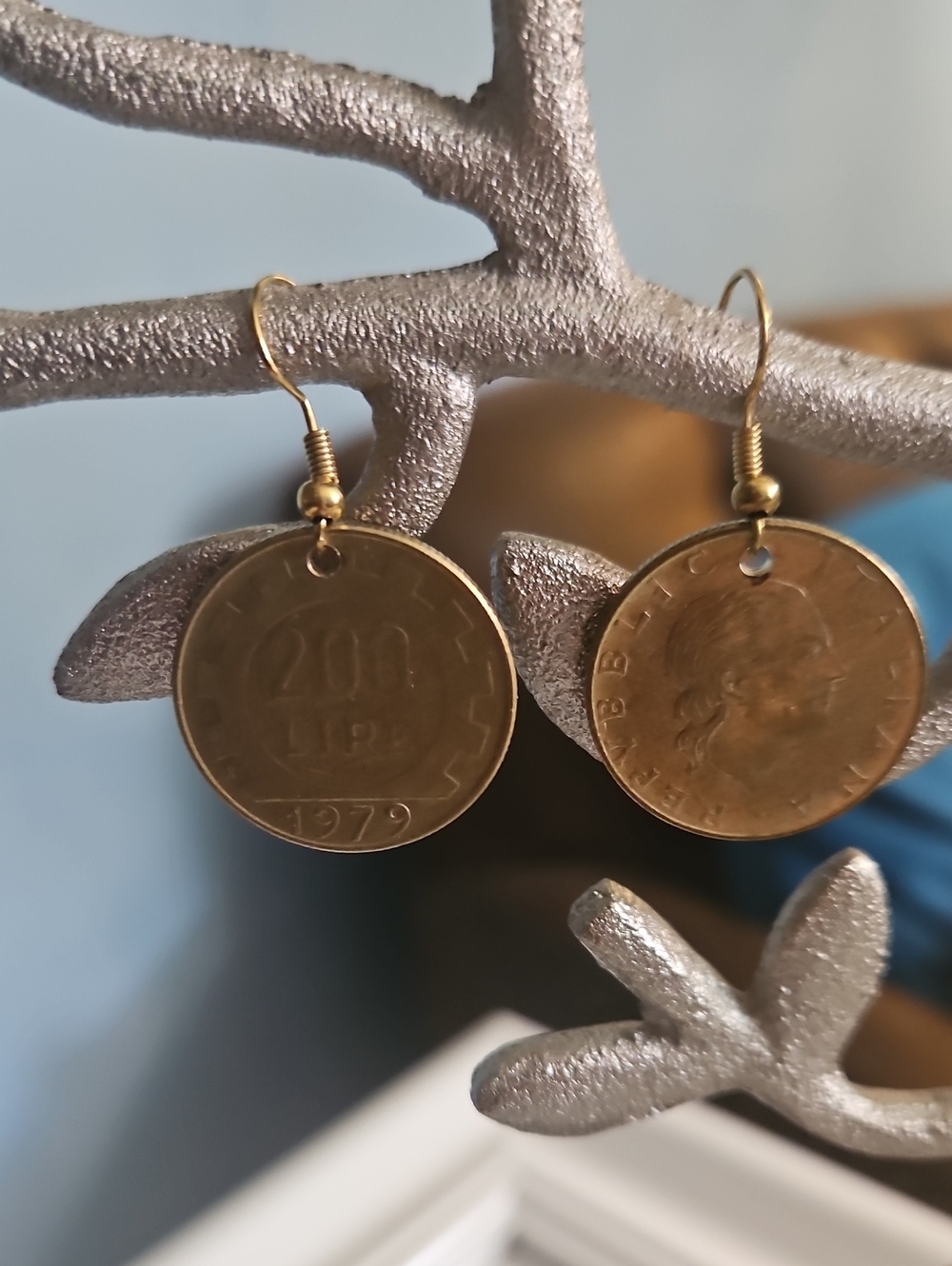 Gold-Tone Coin Drop Earrings - Women Jewelry